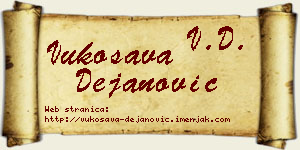 Vukosava Dejanović vizit kartica